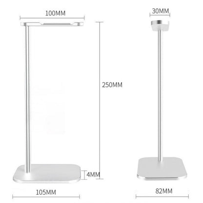 Z9 Headset Aluminum Alloy Bracket Internet Cafe Headset Display Stand, black, Silver, Rose Gold