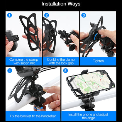 Bicycle Strap Mobile Phone Holder Bicycle Mountain Bike Phone Holder, Clip Type, Strongly Chuck Type
