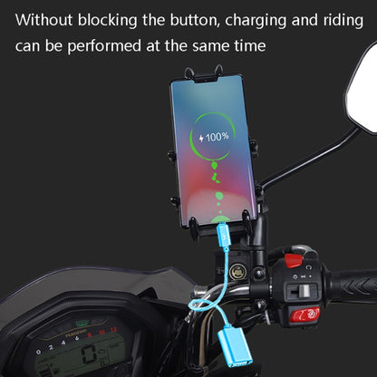 Motorcycle Multi-Function Mobile Phone Holder Adjustable Universal Locomotive Riding Anti-Shake Fixed Equipment, Elf Deer U Type, All-rounder U-shape, Elf Deer Type Y, All-rounder Y