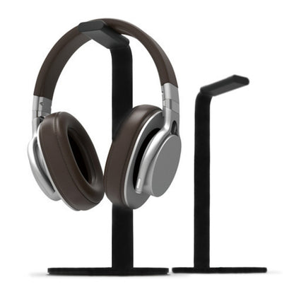 Aluminum Alloy Headphone Holder H-Stand Headphone Display Stand Headphone Storage Rack, Black, Dark Gray, Silver