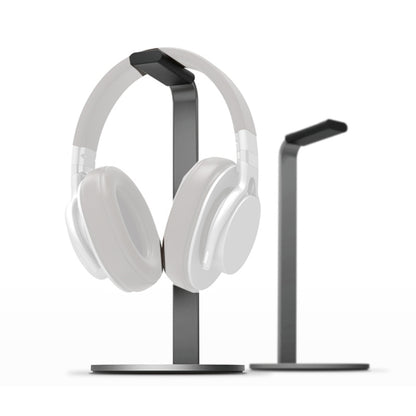 Aluminum Alloy Headphone Holder H-Stand Headphone Display Stand Headphone Storage Rack, Black, Dark Gray, Silver