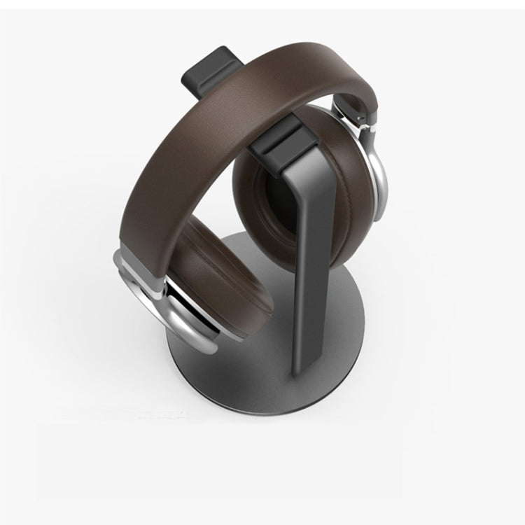 Aluminum Alloy Headphone Holder H-Stand Headphone Display Stand Headphone Storage Rack, Black, Dark Gray, Silver