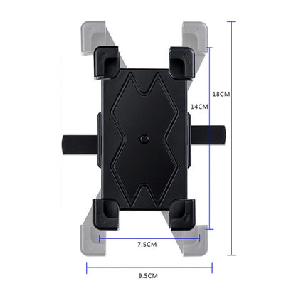 WHEEL UP Bicycle Automatic Bracket Motorcycle Mobile Phone Bicycle Navigation Rack, Upgrade-handlebar, Upgrade-Rearview Mirror