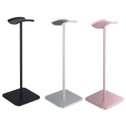 D6 Headset Aluminum Alloy Earphone Holder Internet Cafe Computer Headphone Hanger Display Shelf, Black, Silver Gray, Rose Gold