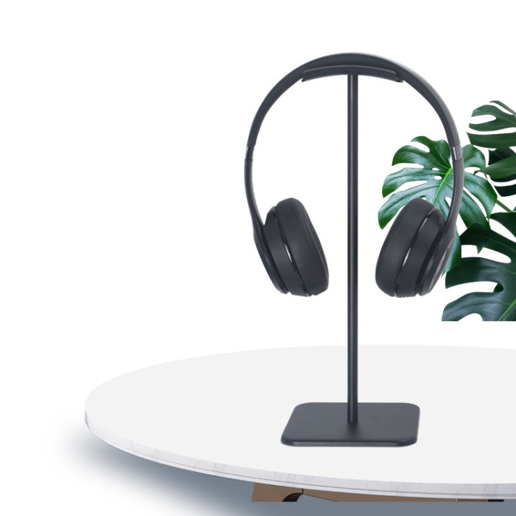D6 Headset Aluminum Alloy Earphone Holder Internet Cafe Computer Headphone Hanger Display Shelf, Black, Silver Gray, Rose Gold