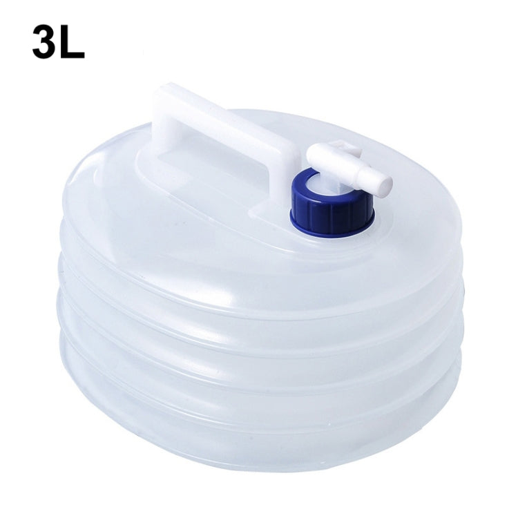 PE Folding Water Bag Shrink Bucket Outdoor Portable Water Bottle, 3L, 5L, 8L, 10L