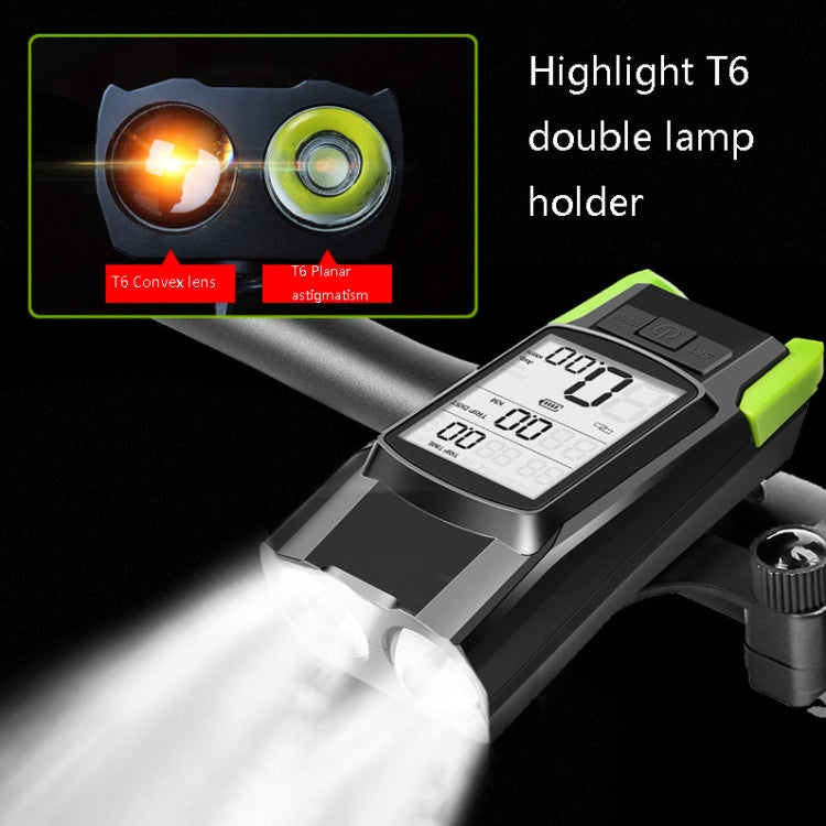 3 In 1 Wireless Bicycle Code Meter Lamp Strong Light Front Light, Red, Green, Blue, Black, Upgrade Floating (Red), Upgrade Floating (Green), Upgrade Floating (Blue), Upgrade Floating (Black), Red Upgrade Floating + Tail Light
