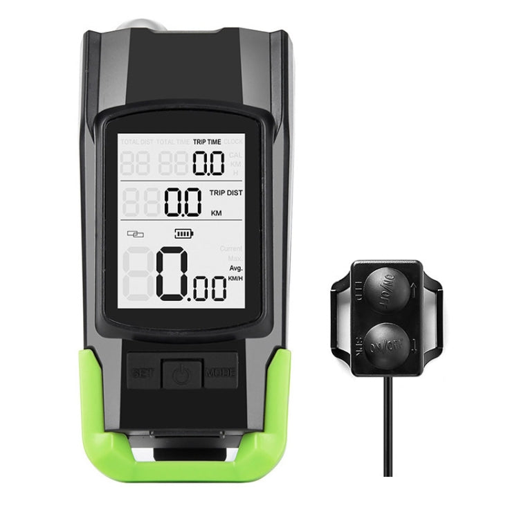 3 In 1 Wireless Bicycle Code Meter Lamp Strong Light Front Light, Red, Green, Blue, Black, Upgrade Floating (Red), Upgrade Floating (Green), Upgrade Floating (Blue), Upgrade Floating (Black), Red Upgrade Floating + Tail Light