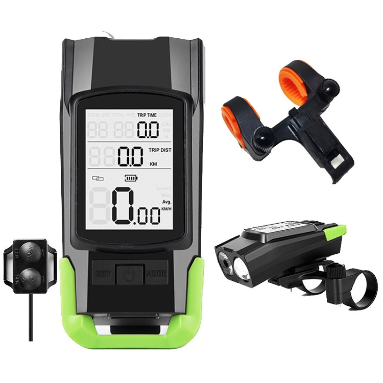 3 In 1 Wireless Bicycle Code Meter Lamp Strong Light Front Light, Red, Green, Blue, Black, Upgrade Floating (Red), Upgrade Floating (Green), Upgrade Floating (Blue), Upgrade Floating (Black), Red Upgrade Floating + Tail Light