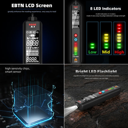 BSIDE X1 Smart Digital Multimeter Test Electric Pen Voltage Detector, X1