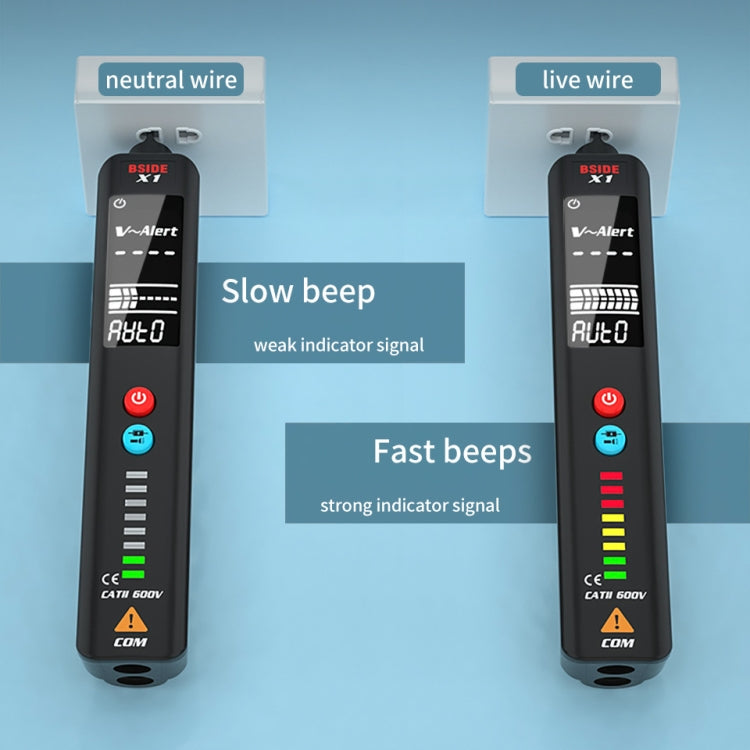 BSIDE X1 Smart Digital Multimeter Test Electric Pen Voltage Detector, X1