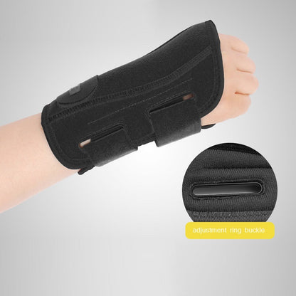 Two-Way Compression Stabilized Support Plate Wrist Brace Fracture Sprain Rehabilitation Wrist Brace, Specification: Right Hand S (Black), Left Hand S (Black), Right Hand S (Black), Left Hand M (Black), Right Hand M (Black), Left Hand L (Black)