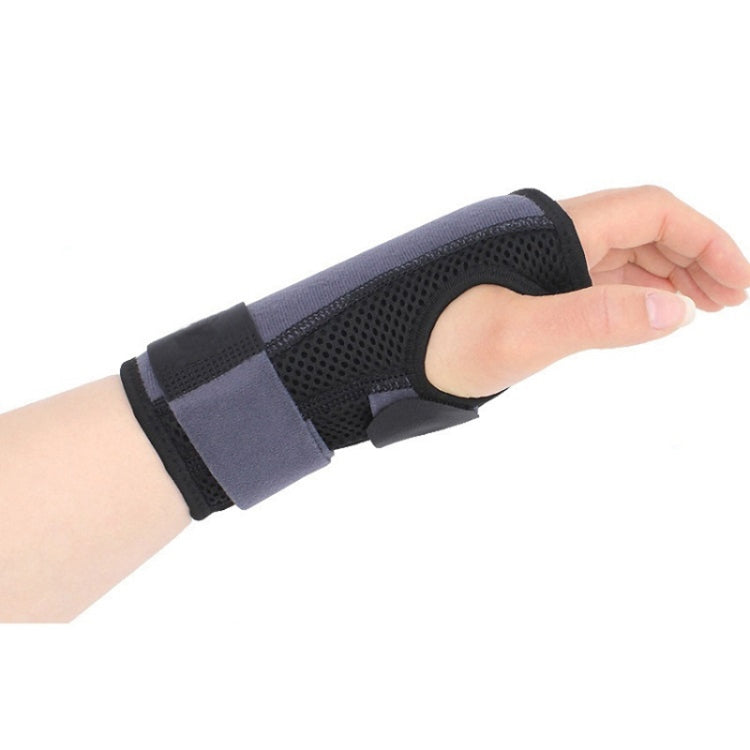 Two-Way Compression Stabilized Support Plate Wrist Brace Fracture Sprain Rehabilitation Wrist Brace, Specification: Right Hand S (Black), Left Hand S (Black), Right Hand S (Black), Left Hand M (Black), Right Hand M (Black), Left Hand L (Black)