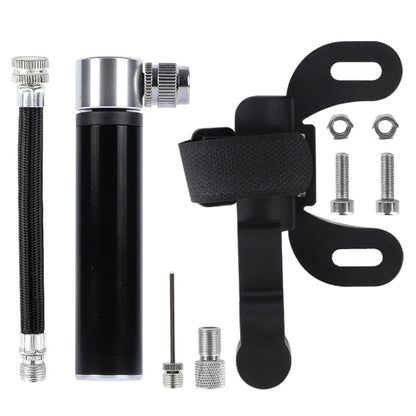Bicycle Basketball Football Mini Portable High Pressure Inflator, Pressure Inflator(Black)
