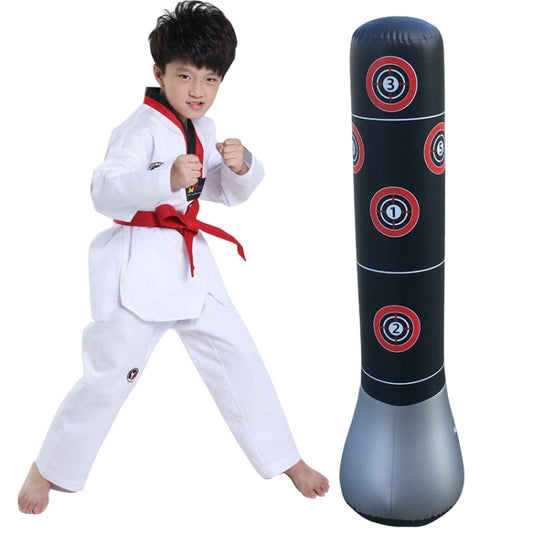 Children Vertical Inflatable Thickened Punching Bag Tumbler Vent Boxing Column, Height: 1.5m, 1.5m
