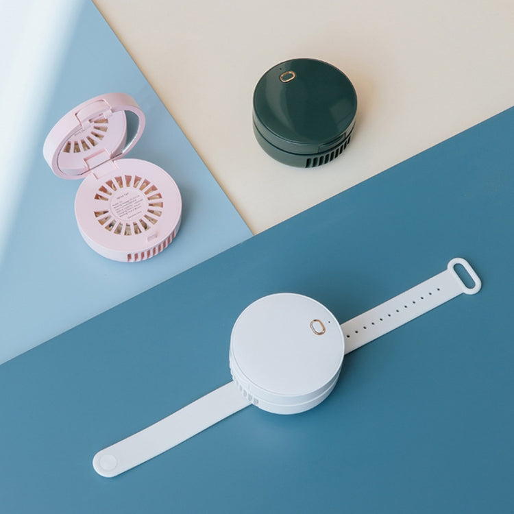 G3 Portable Outdoor Kids USB Mini Mirror Leafless Watch Fan, Mirror(White), Mirror(Pink), Mirror(Green)
