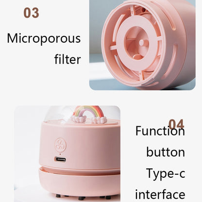 X1 Mini USB Handheld Wireless Desktop Vacuum Cleaner, White, Pink, Green