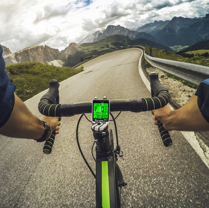 WEST BIKING Mountain Bike Wireless Code Meter Large-Screen Multifunctional Waterproof Speedometer, Large-Screen