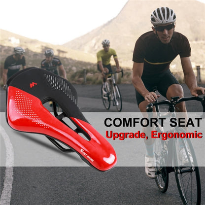 WEST BIKING Cycling Seat Hollow Breathable Comfortable Saddle Riding Equipment, SKU：YP0801101, YP0801101