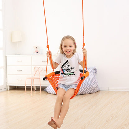 Children Swing Family Toys Indoor And Outdoor Garden Hand-Woven Swing Chair Hanging Chair, Hand-Woven Swing Chair