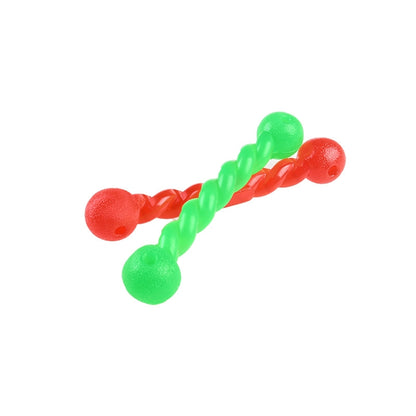 Pet Rubber Molar Rods Are Playable And Bite Resistant Training Dog Teeth Cleaning Toys, Small Red, Large Red, Small Green, Large Green