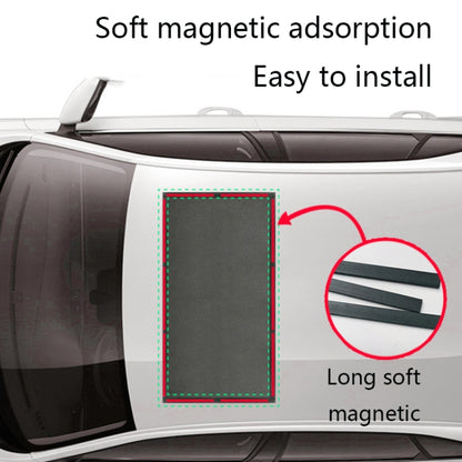 N913 Nylon Mesh Screens For Insect-Proof Dust-Proof Ventilated And Breathable Car Sunroof Magnetic Sun Shade, 95x55cm