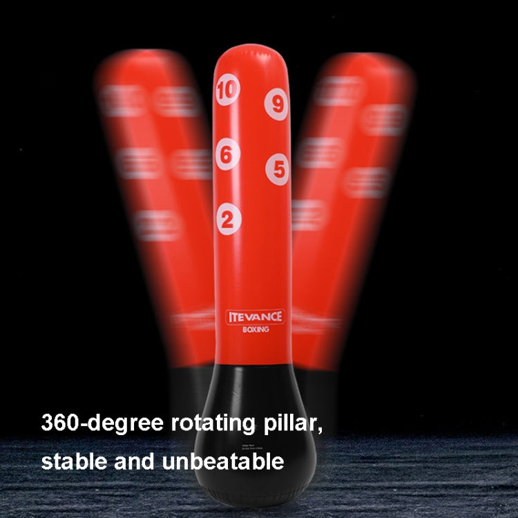 PVC Children Vertical Inflatable Punching Bag Boxing Column Tumbler Punching Bag, Height: 1.55m, 1.55m