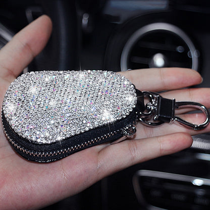 Diamond Car Gourd Key Case Car Key Case, White Diamond, Pink Diamond, Purple Diamond