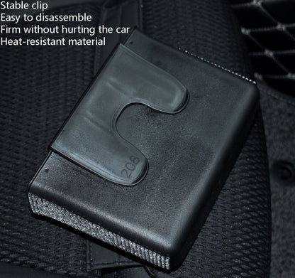 Car-Studded Trash Can Personality Car Hanging Trash Bag Multi-Function Car Storage Box, Colorful Diamonds, White Diamonds