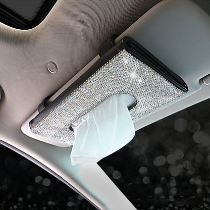 Car Tissue Box Car Hanging Sun Visor Pumping Box