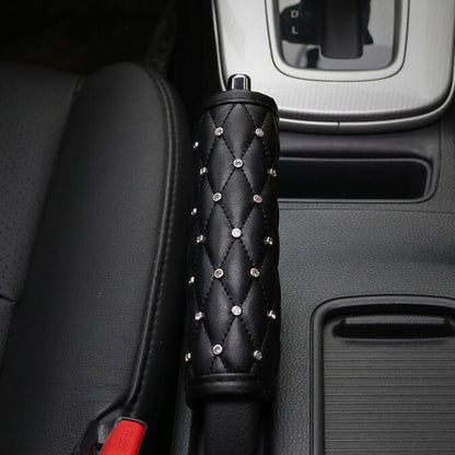 Car Interior Cover Diamond Car Accessories, A Pair Shoulder Guard, Gear Cover, Handbrake Cover
