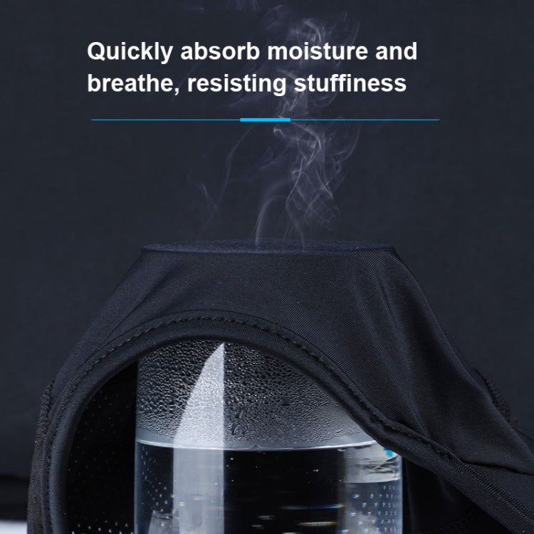 WEST BIKING Summer Riding Ice Silk Cap Windproof Hood Thin Inner Cap Breathable And Quick-Drying Helmet Lining Cap, Helmet Lining Cap(Black)