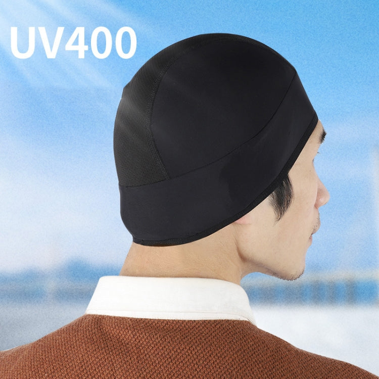 WEST BIKING Summer Riding Ice Silk Cap Windproof Hood Thin Inner Cap Breathable And Quick-Drying Helmet Lining Cap, Helmet Lining Cap(Black)