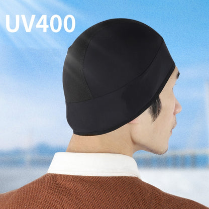 WEST BIKING Summer Riding Ice Silk Cap Windproof Hood Thin Inner Cap Breathable And Quick-Drying Helmet Lining Cap, Helmet Lining Cap(Black)