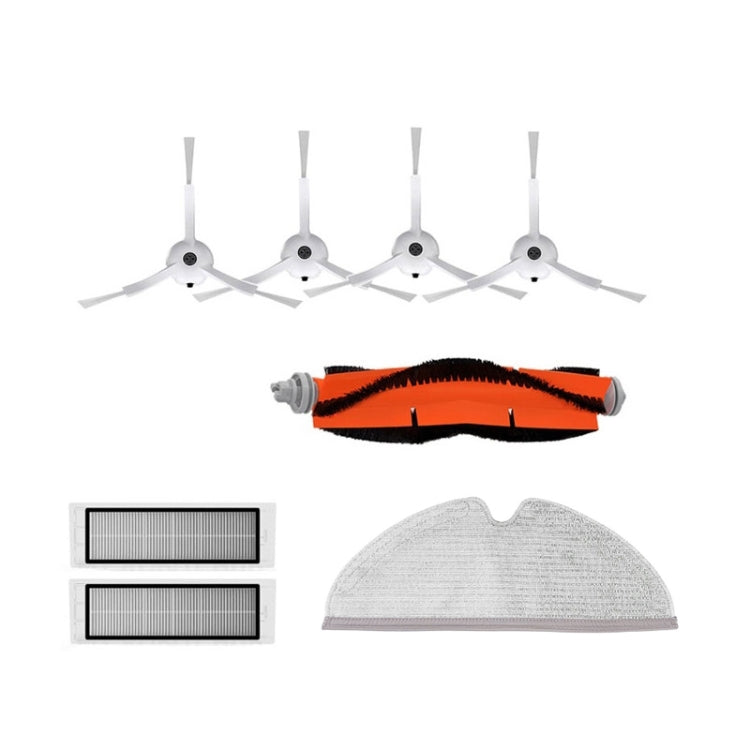 Sweeping Robot Accessories For Xiaomi Mijia/Stone, Specification:, 2 Side Brush, 2 Filter, 12 in 1 Water Core, Stone Rag, Stone Water Tank, Stone Dust Box, Main Brush+Side Brush+Filter+Rags, Main Brush+Side Brush+Filter+Virtual Wall, 4 Black Side Brush