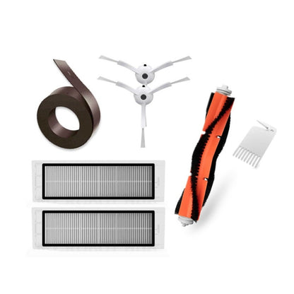 Sweeping Robot Accessories For Xiaomi Mijia/Stone, Specification:, 2 Side Brush, 2 Filter, 12 in 1 Water Core, Stone Rag, Stone Water Tank, Stone Dust Box, Main Brush+Side Brush+Filter+Rags, Main Brush+Side Brush+Filter+Virtual Wall, 4 Black Side Brush