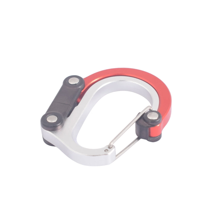 Multifunctional Carabiner Aluminum Alloy D-Type Outdoor Products Quick-Hanging Buckle, XDS-DSK-01H (Red), XDS-DSK-01H (Black), XDS-DSK-01H (Golde), XDS-DSK-01H (Blue)