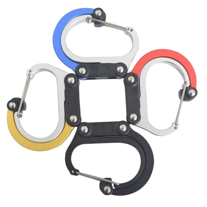Multifunctional Carabiner Aluminum Alloy D-Type Outdoor Products Quick-Hanging Buckle, XDS-DSK-01H (Red), XDS-DSK-01H (Black), XDS-DSK-01H (Golde), XDS-DSK-01H (Blue)
