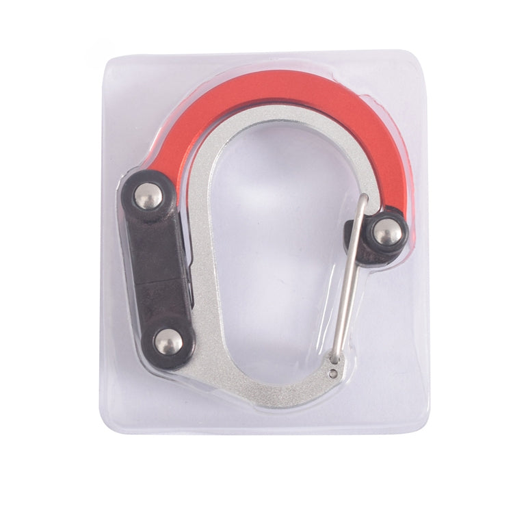 Multifunctional Carabiner Aluminum Alloy D-Type Outdoor Products Quick-Hanging Buckle, XDS-DSK-01H (Red), XDS-DSK-01H (Black), XDS-DSK-01H (Golde), XDS-DSK-01H (Blue)