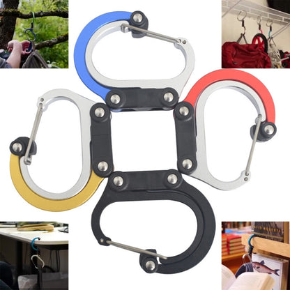 Multifunctional Carabiner Aluminum Alloy D-Type Outdoor Products Quick-Hanging Buckle, XDS-DSK-01H (Red), XDS-DSK-01H (Black), XDS-DSK-01H (Golde), XDS-DSK-01H (Blue)