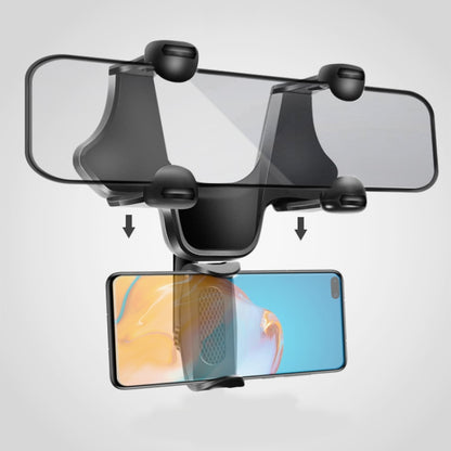 Car Rearview Mobile Phone Bracket Car Post Mirror Universal Navigation Bracket Driving Recorder Car Clip, Mirror Universal Navigation Bracket