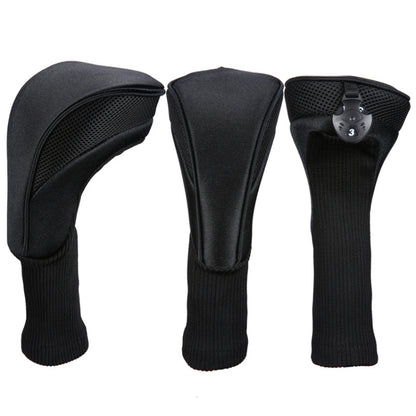3 In 1 No.1 / No.3 / No.5 Clubs Protective Cover Golf Club Head Cover, HD-014 3 in 1 Blue, HD-014 3 in 1 Black, HD-014 3 in 1 Red
