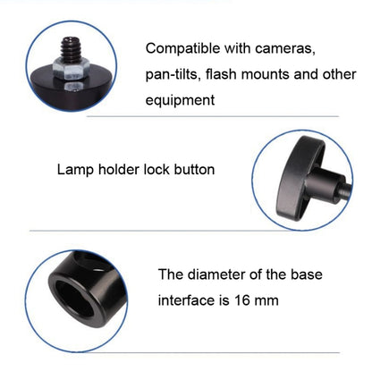 2 PCS Flash Light Stand 1/4 Photography Light Holder Adapter Tripod Conversion Interface, 2 PCS Flash Light Stand