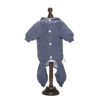 Dog Raincoat Out Four Foot Waterproof Dust Clothes Pet Raincoat, M, XL, XXL, XXXL