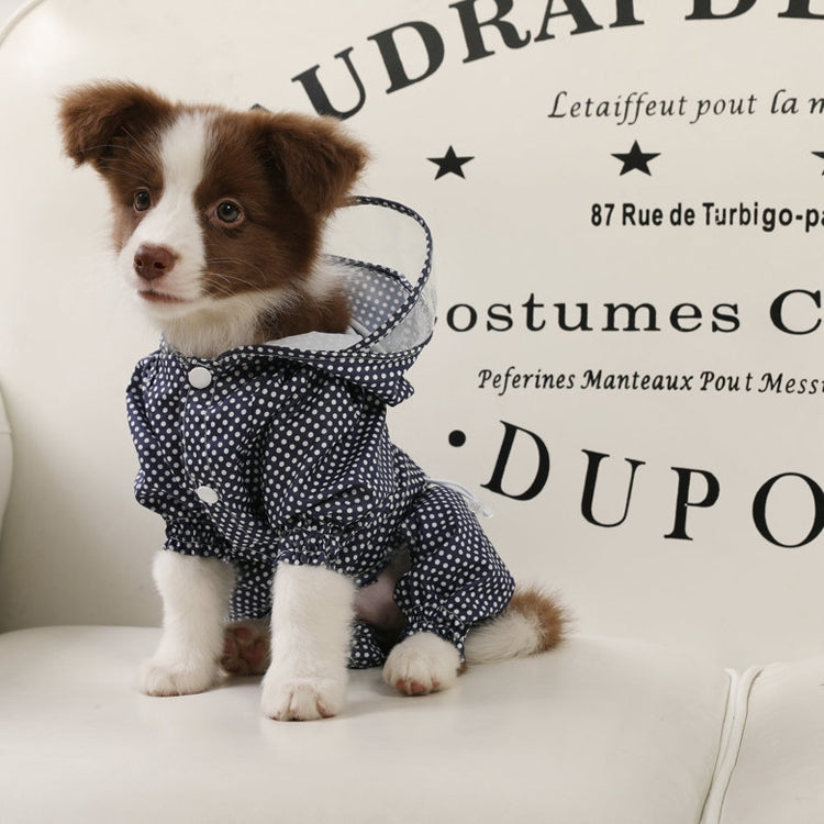 Dog Raincoat Out Four Foot Waterproof Dust Clothes Pet Raincoat, M, XL, XXL, XXXL