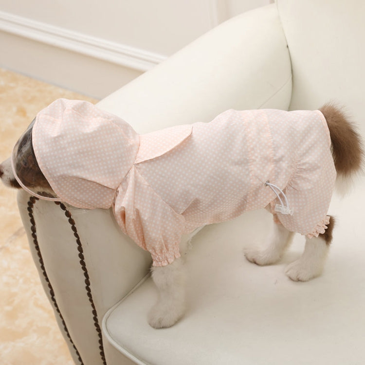 Dog Raincoat Out Four Foot Waterproof Dust Clothes Pet Raincoat, M, XL, XXL, XXXL
