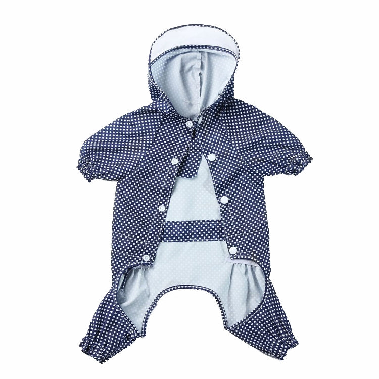 Dog Raincoat Out Four Foot Waterproof Dust Clothes Pet Raincoat, M, XL, XXL, XXXL