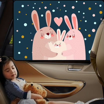 Automobile Sunshade Car Windows Sun Protection And Heat Insulation Magnetic Telescopic Side Curtains, Deep Sea Adventure Driving Position, Deep Sea Adventure Co-driver, Deep Sea Adventure Rear Square, Auspicious Three Treasures Driving Position