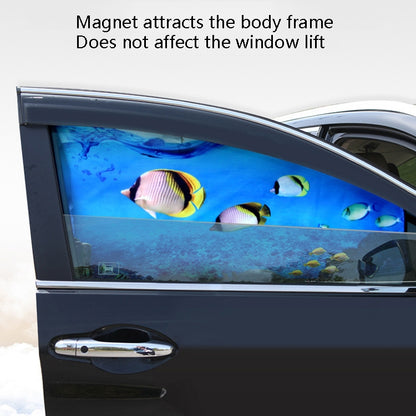 Automobile Sunshade Car Windows Sun Protection And Heat Insulation Magnetic Telescopic Side Curtains, Deep Sea Adventure Driving Position, Deep Sea Adventure Co-driver, Deep Sea Adventure Rear Square, Auspicious Three Treasures Driving Position