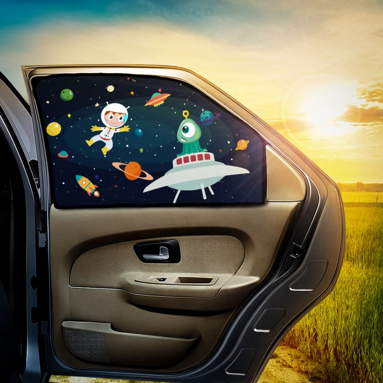Automobile Sunshade Car Windows Sun Protection And Heat Insulation Magnetic Telescopic Side Curtains, Deep Sea Adventure Driving Position, Deep Sea Adventure Co-driver, Deep Sea Adventure Rear Square, Auspicious Three Treasures Driving Position